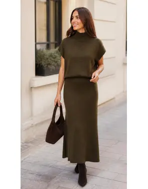 Garde-robe - 2-stuk - Kaki