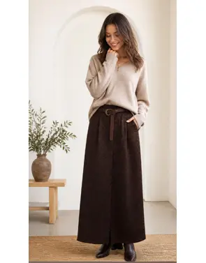 Garde-robe - Lange Broek - Zwart-bruin