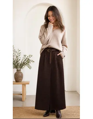 Garde-robe - Lange Broek - Zwart-bruin