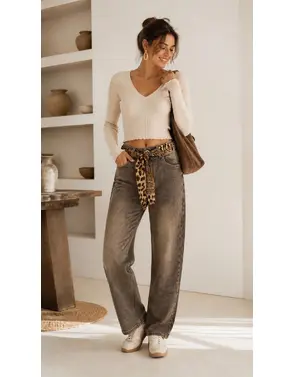 Garde-robe - Lange Broek - Taupe