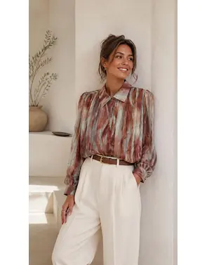 Garde-robe - Blouse - Bruin