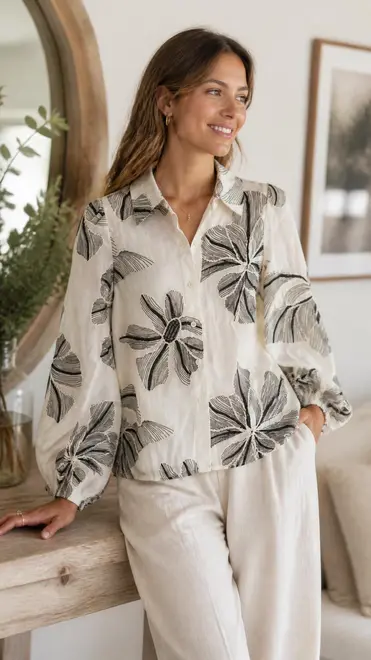 Garde-robe - Blouse - Zwart