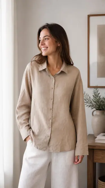 Garde-robe - Blouse - Beige