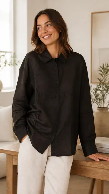Garde-robe - Blouse - Zwart