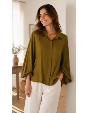 Garde-robe - Blouse - Kaki