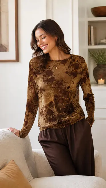 Garde-robe - Top - Camel