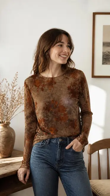 Garde-robe - Top - Donker bruin