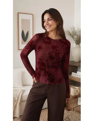 Garde-robe - Top - Bordeaux
