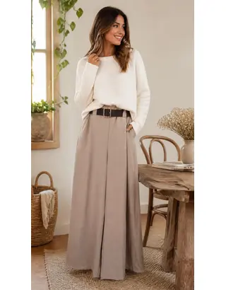 Garde-robe - Lange Broek - Beige