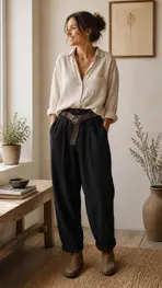 Garde-robe - Lange Broek - Marine