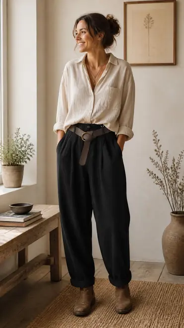 Garde-robe - Lange Broek - Marine