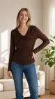 Garde-robe - Top - Bruin