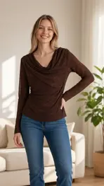 Garde-robe - Top - Bruin
