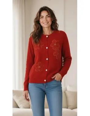Garde-robe - Gilet - Rood