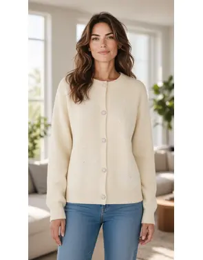 Garde-robe - Gilet - Ecru