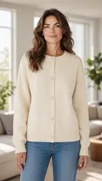 Garde-robe - Gilet - Ecru