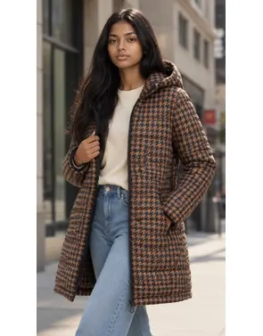 Garde-robe - Jas - Zwart-taupe