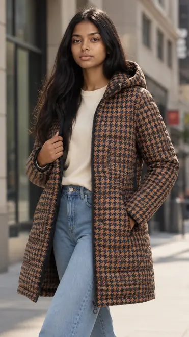Garde-robe - Jas - Zwart-taupe