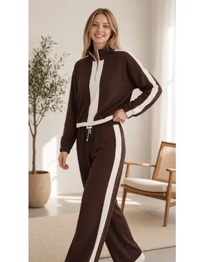 Garde-robe - 2-stuk - Donker bruin