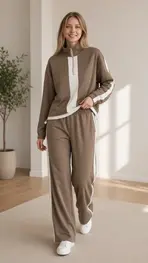 Garde-robe - 2-stuk - Taupe