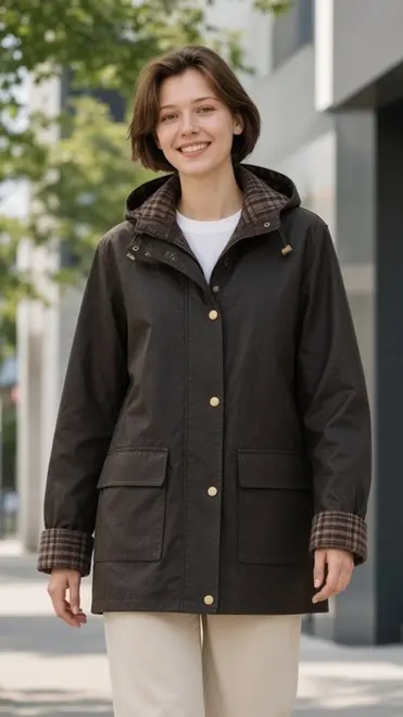 Garde-robe - Jas - Zwart-bruin