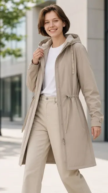 Garde-robe - Jas - Beige