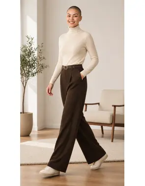 Garde-robe - Lange Broek - Donker bruin