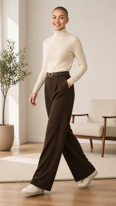 Garde-robe - Lange Broek - Donker bruin