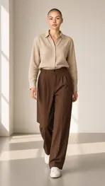 Garde-robe - Lange Broek - Camel