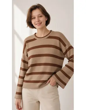 Garde-robe - Pull - Bruin