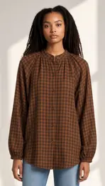 Garde-robe - Blouse - Donker bruin