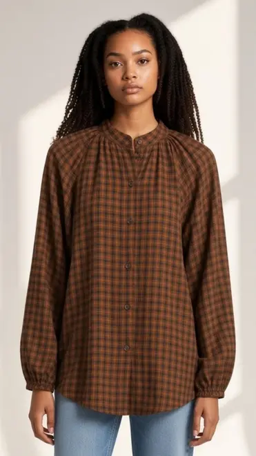 Garde-robe - Blouse - Donker bruin