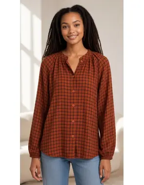 Garde-robe - Blouse - Donker oranje