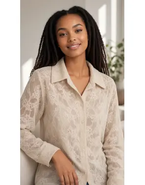 Garde-robe - Blouse - Ecru