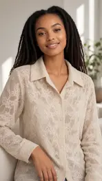 Garde-robe - Blouse - Ecru