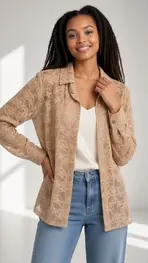 Garde-robe - Blouse - Camel