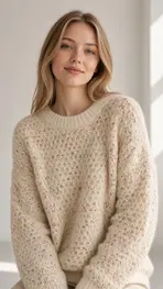 Garde-robe - Pull - Ecru