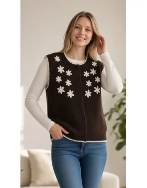 Garde-robe - Debardeur - Donker bruin