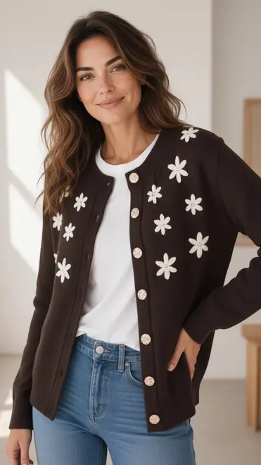 Garde-robe - Gilet - Donker bruin