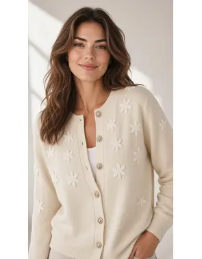Garde-robe - Gilet - Ecru