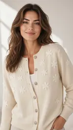 Garde-robe - Gilet - Ecru