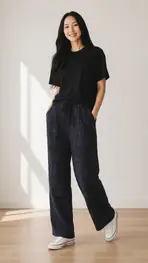Garde-robe - Lange Broek - Marine