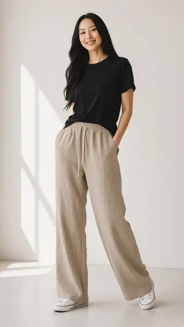 Garde-robe - Lange Broek - Beige