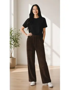 Garde-robe - Lange Broek - Donker bruin