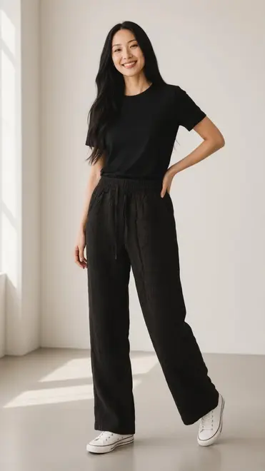 Garde-robe - Lange Broek - Zwart