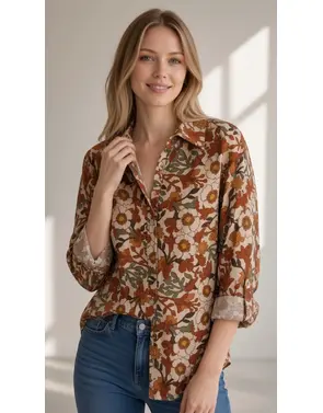 Garde-robe - Blouse - Donker oranje