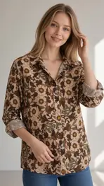 Garde-robe - Blouse - Bruin