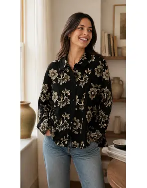 Garde-robe - Blouse - Zwart