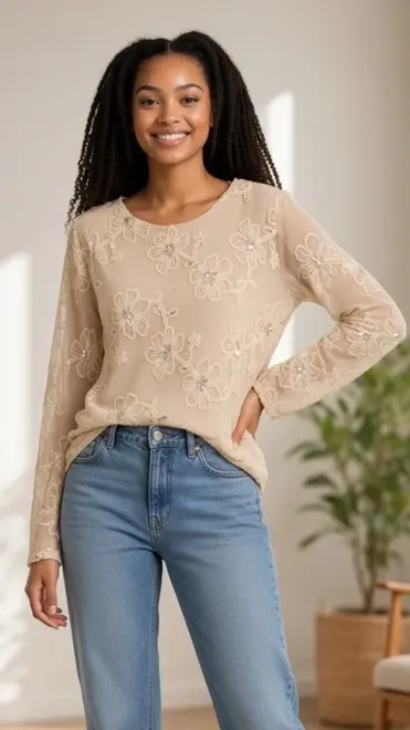 Garde-robe - Top - Ecru