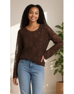 Garde-robe - Top - Donker bruin